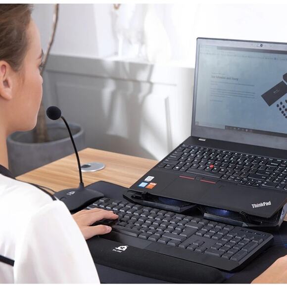 KLIM Memory Foam Black Wrist Rest for Keyboards NEW - Picture 3 of 13